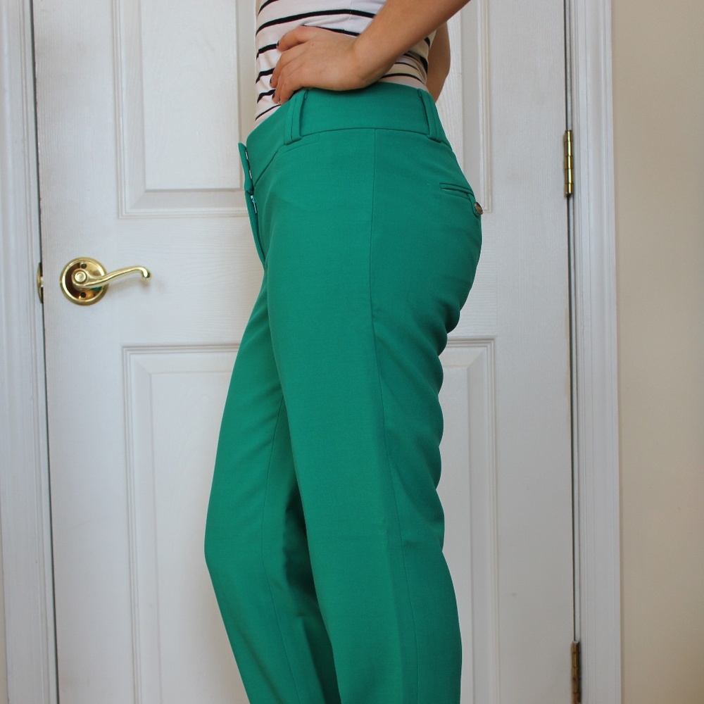 Green Business Casual Dress Pants from Loft - 2